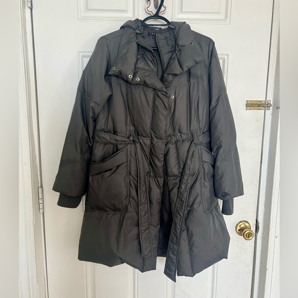 Theory | Gray Puffer Jacket